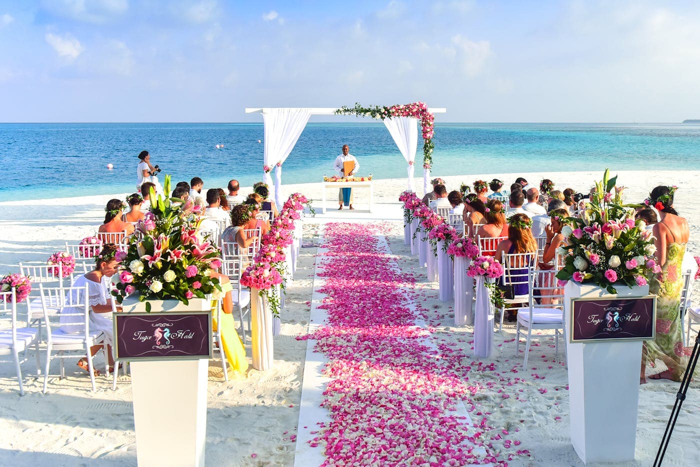 Wedding planning desk with invitation details and timeline notes